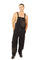 Black overalls for men from Love Khaos
