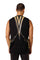 black and gold leather shoulder holster bags from Love Khaos