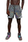 man wearing holographic silver metallic shorts from Love Khaos