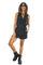 woman wearing a Utility Romper from Ekoluxe