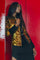 Womens Gold Sequin Jacket with tails by Love Khaos festival clothing brand