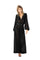 The Oasis Sheer Chiffon Jumpsuit in Noir Black From Love Khaos Resort Wear Brand.