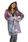 womens hooded holographic sequin coat by Love Khaos