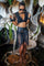 Leather Fringe Skirt Belt for Festival Wear by Love Khaos