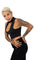 Cute Black Choker crop top by Ekoluxe Sustainable Fashion Brand