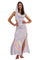 Holographic white festival maxi dress from Love Khaos