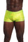 Neon Green Limelight Mens Booty Shorts with pouch from Love Khaos