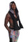 Holographic Silver Festival Hoodie Scarf from Love Khaos