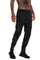 Obsidian Mens Black Leather Joggers with cargo pockets from Love Khaos.