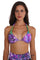 Holographic Purple Leopard Print Rave BIkini Top From Love Khaos