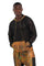 Mens Black and Gold Mesh Hoodie from Love Khaos.