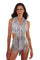 Holographic Fringe Dress Festival Harness from Love Khaos Rave Wear brand
