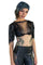 Gothic style Woven leather fringe Epaulettes by Love Khaos